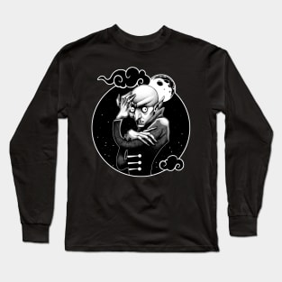 Nosferatu Circle Design Long Sleeve T-Shirt
